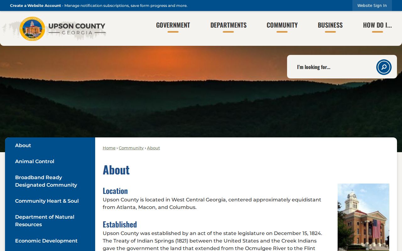Upson County history source for criminal record context